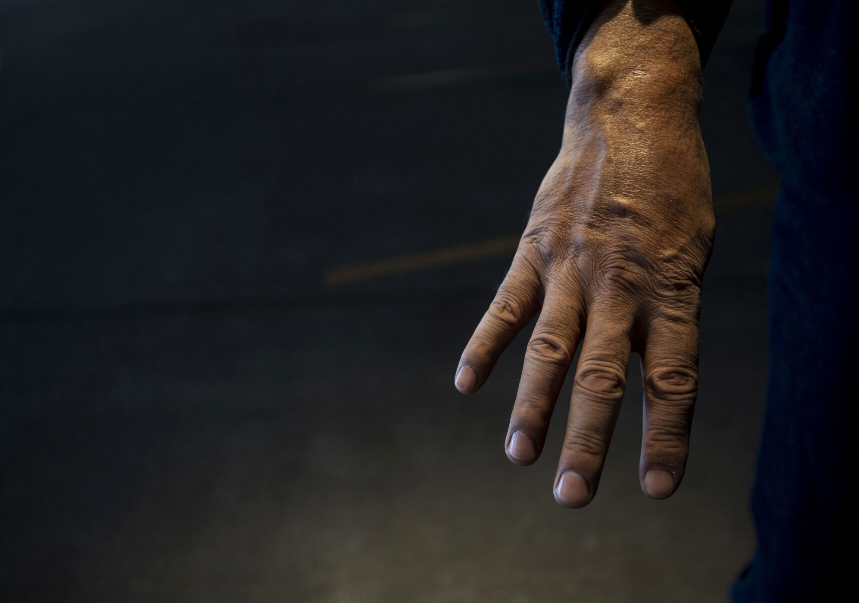 Brian Puerta's hand